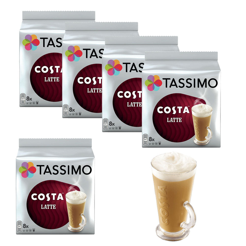 Tassimo Costa Latte Coffee Pods