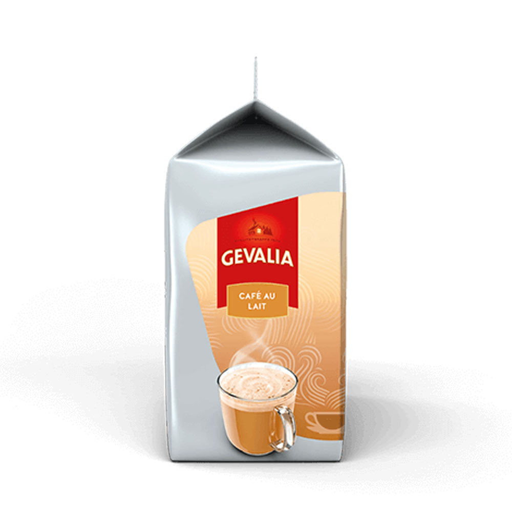 Tassimo Gevalia Café au Lait Coffee Pods Side of packet