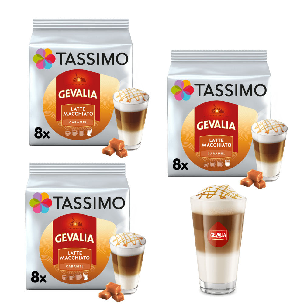 Tassimo Gevalia Caramel Latte Macciatto Coffee Pods