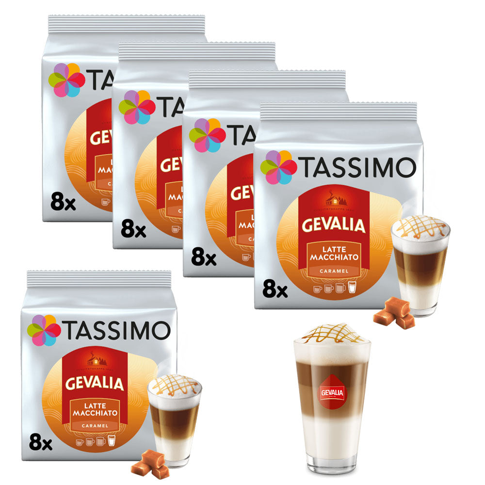 Tassimo Gevalia Caramel Latte Macciatto Coffee Pods