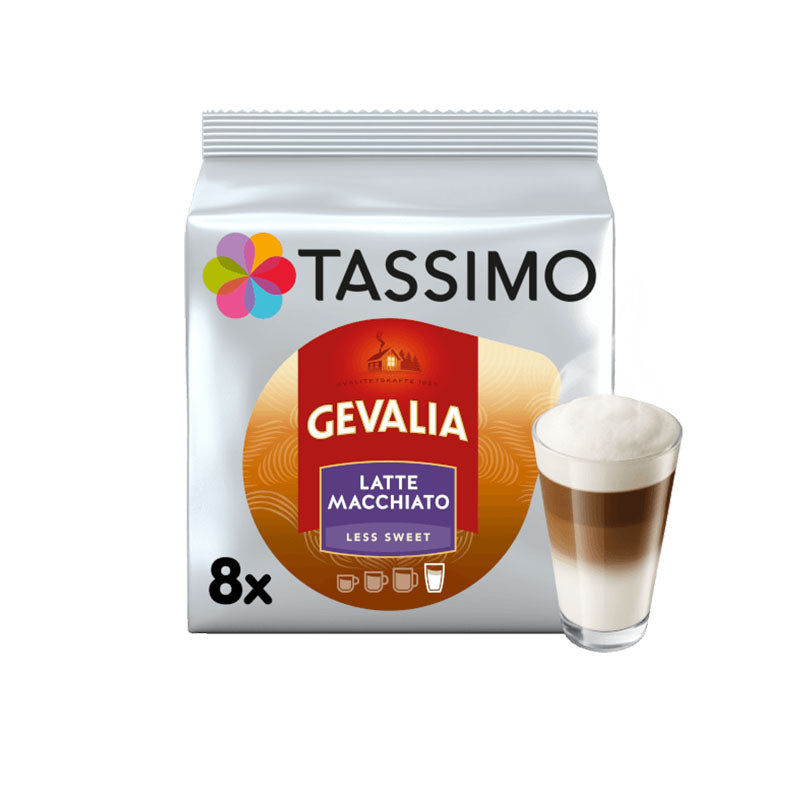 Tassimo Gevalia Latte Less Sweet Coffee Pods