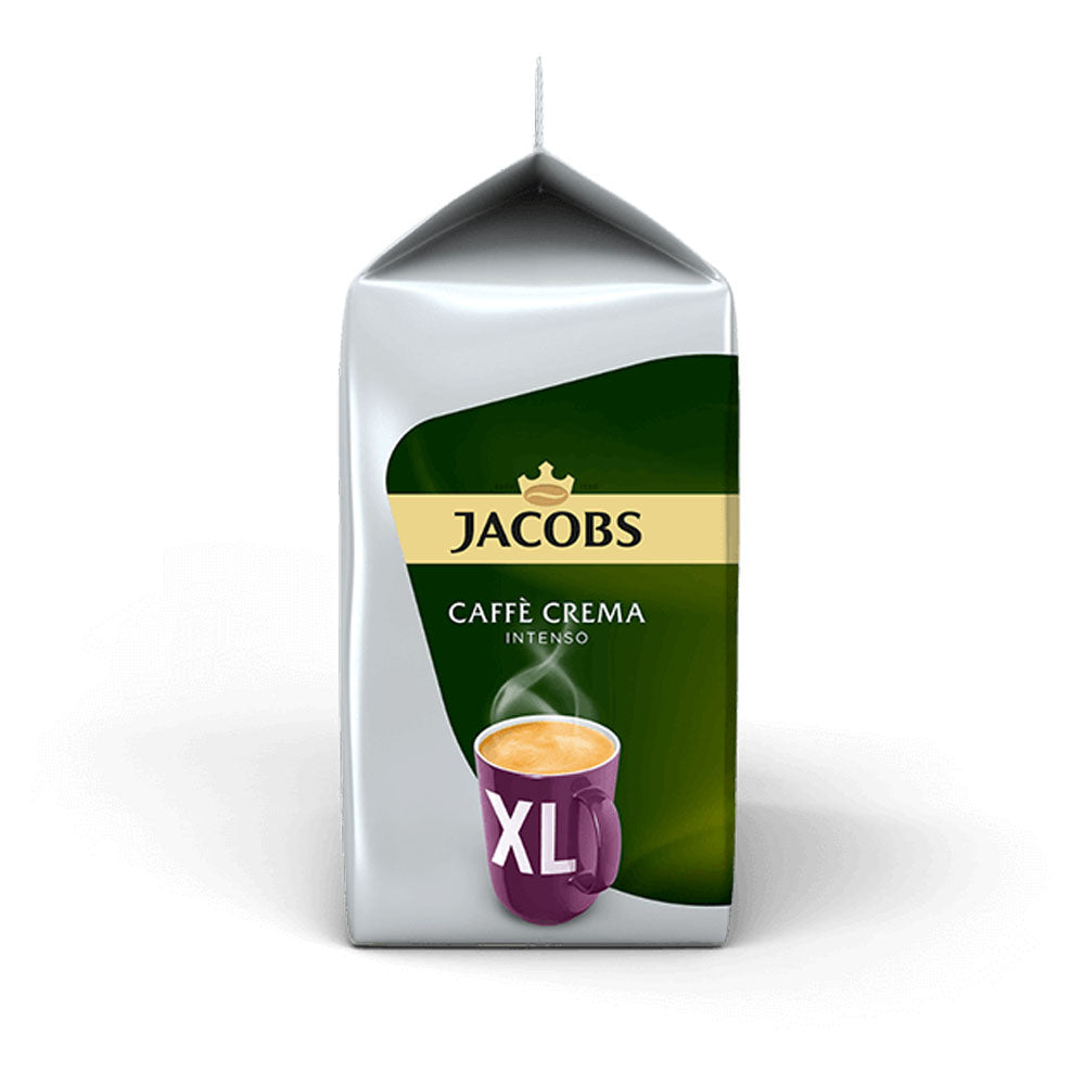Tassimo Jacobs Caffé Crema Intenso XL Coffee Pods side of packet