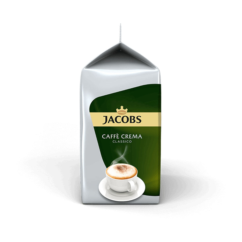 Tassimo Jacobs Cappuccino Coffee Pods side of packet