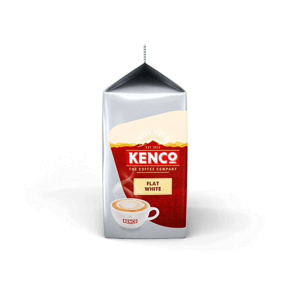 Tassimo Kenco Flat White Coffee Pods Side of packet