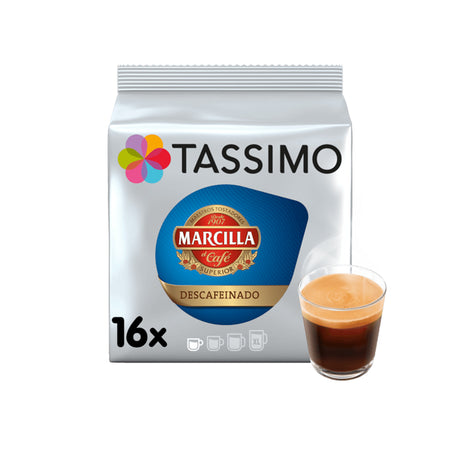 Tassimo Marcilla Descafeinado Decaf Coffee Pods