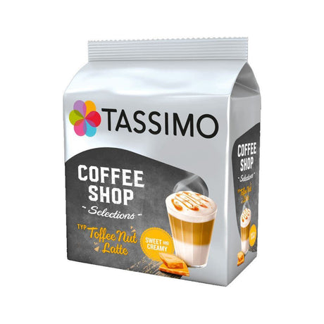 Tassimo Selections Toffee Nut Latte Coffee Pods