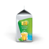 Tassimo Tea Time Green Tea & Mint Tea Pods side of packet