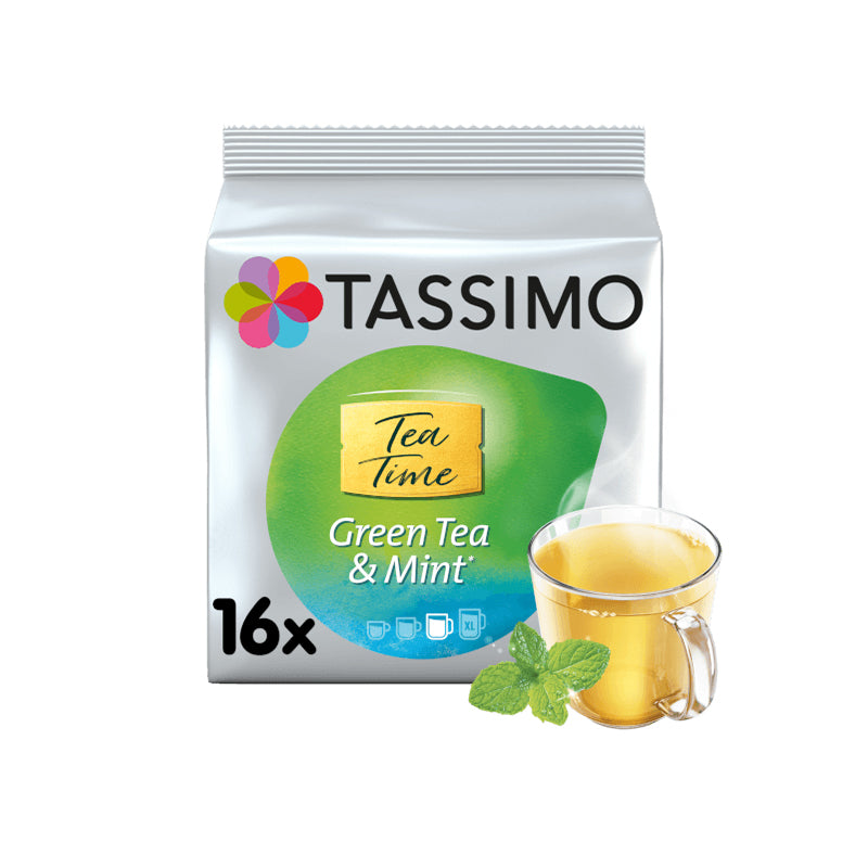 Tassimo Tea Time Green Tea & Mint Tea Pods