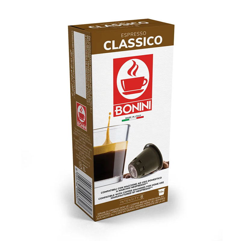 Bonini Classico 10 Capsule Nespresso Compatible Pods