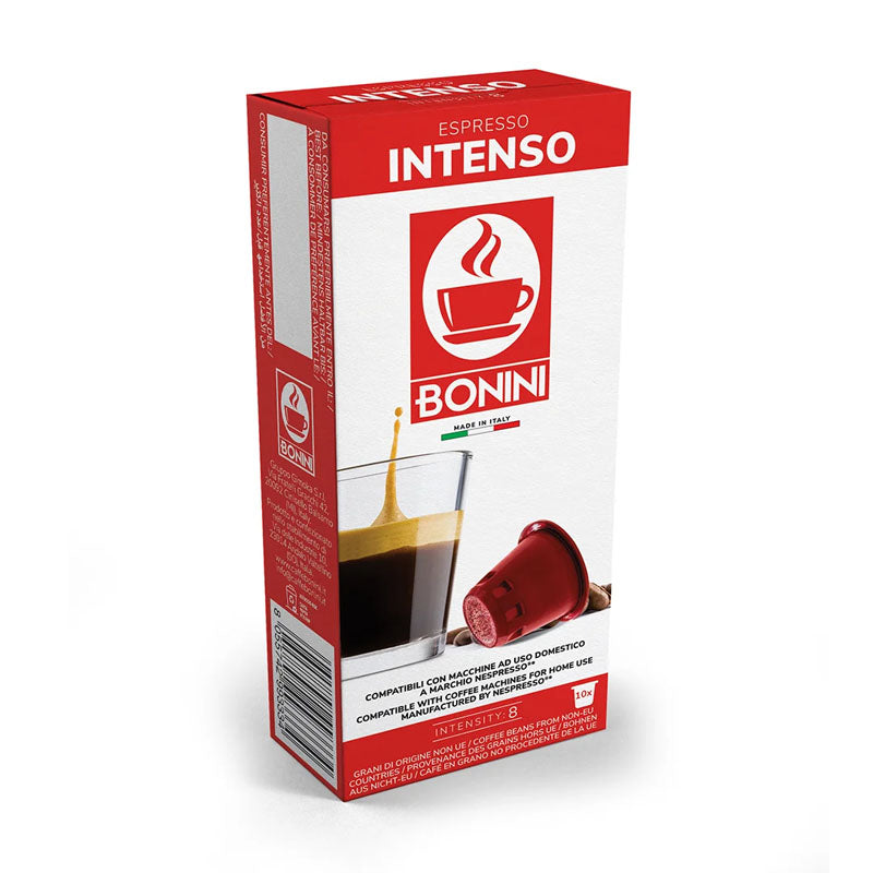 Bonini Espresso Intenso 10 Capsule Nespresso Compatible Pods