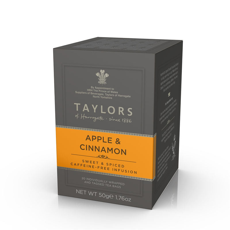Taylors of Harrogate Apple & Cinnamon Wrapped & Tagged Tea 20
