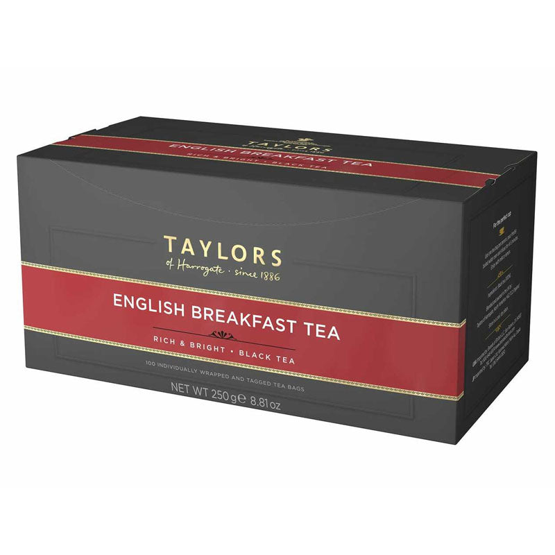 Taylors of Harrogate English Breakfast Wrapped & Tagged Tea Bags 100