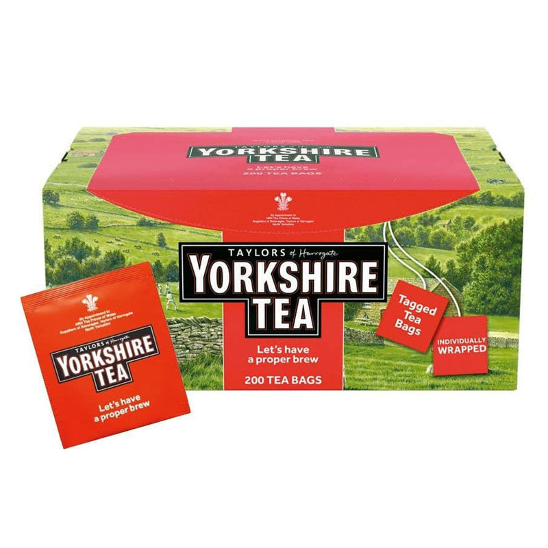 Yorkshire Tea 200 Individually Wrapped Tea Bags