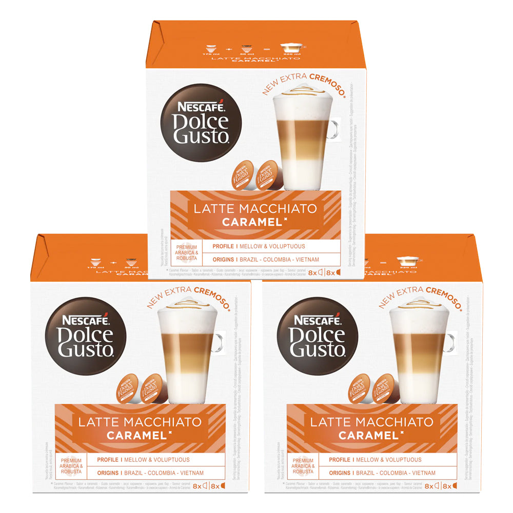 Nescafé Dolce Gusto Caramel Latte Macchiato Coffee Pods - Case