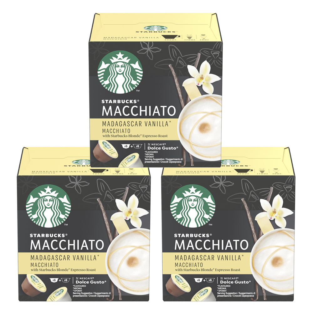 Nescafé Dolce Gusto Starbucks Vanilla Macchiato Coffee Pods - Case