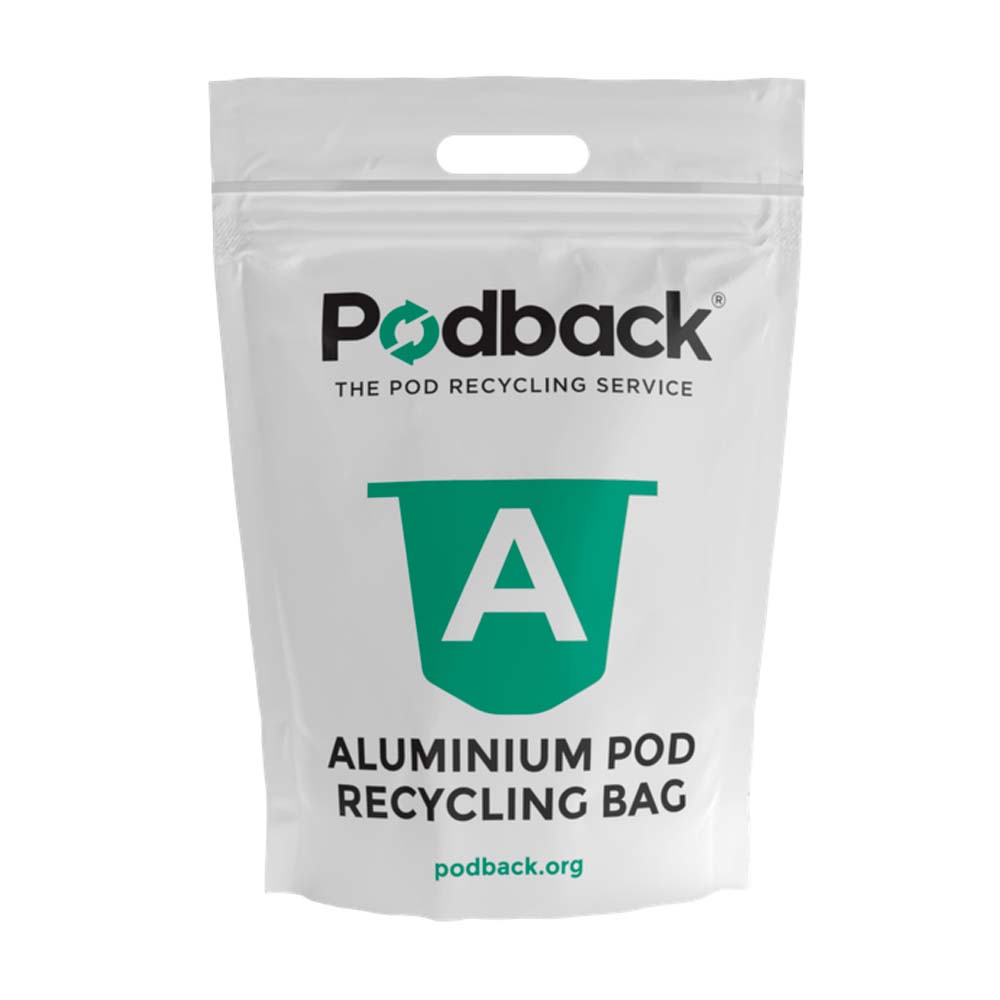 Podback Nespresso Podback Scheme White Aluminium Pods Recycling 1 Bag (max 3 p