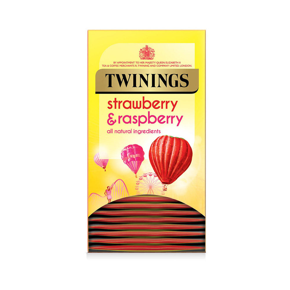 Twinings Strawberry & Raspberry 20s Tea Bags